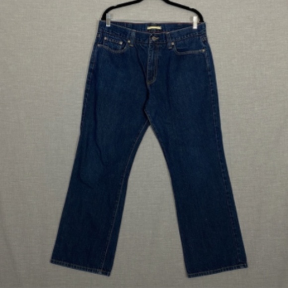 LL Bean Jeans Standard Fit 34x29 Cotton Medium Wash - Picture 6 of 8